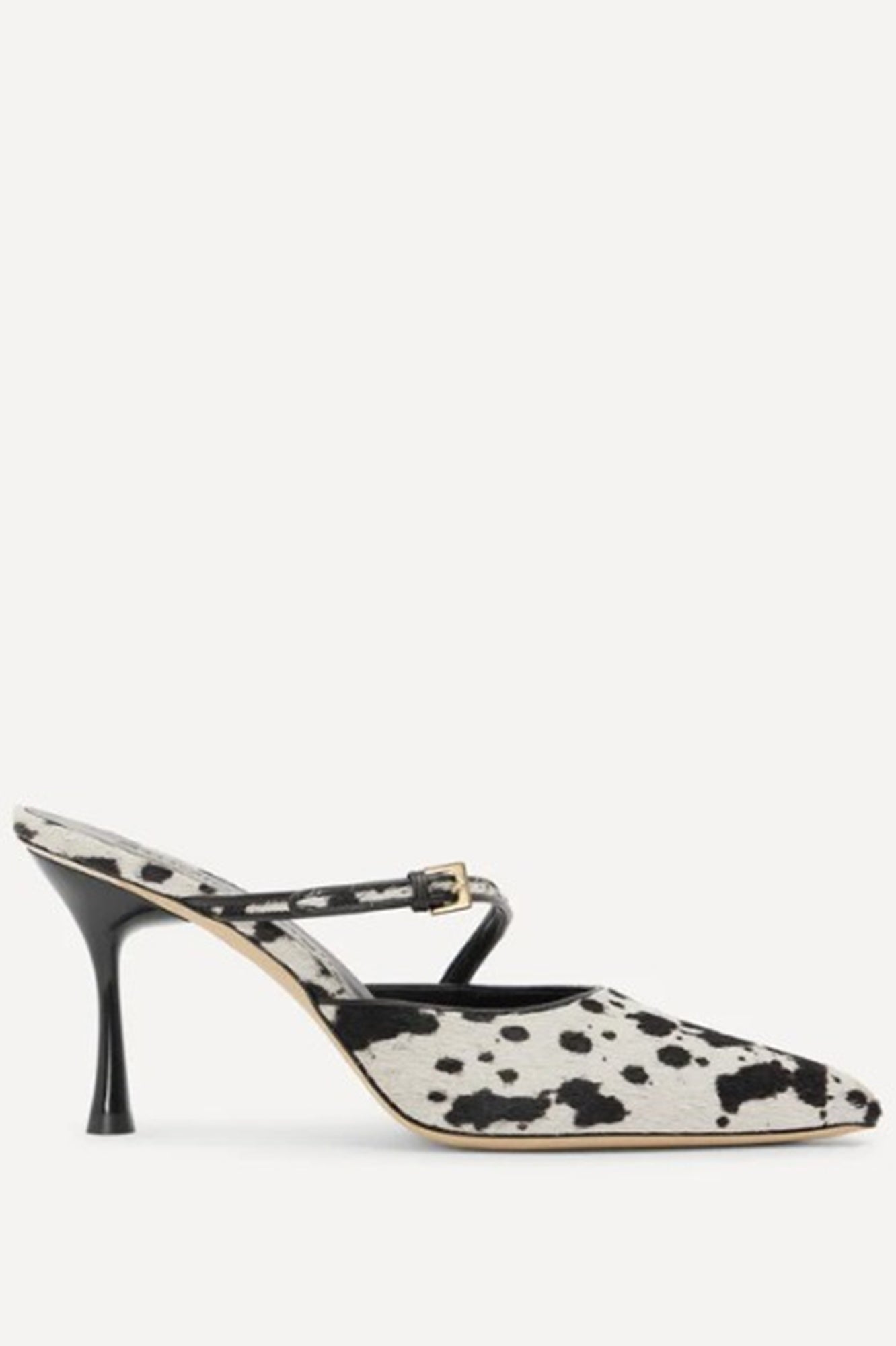image of  the Studio Amelia Alto 90 Mules in Calf Hair