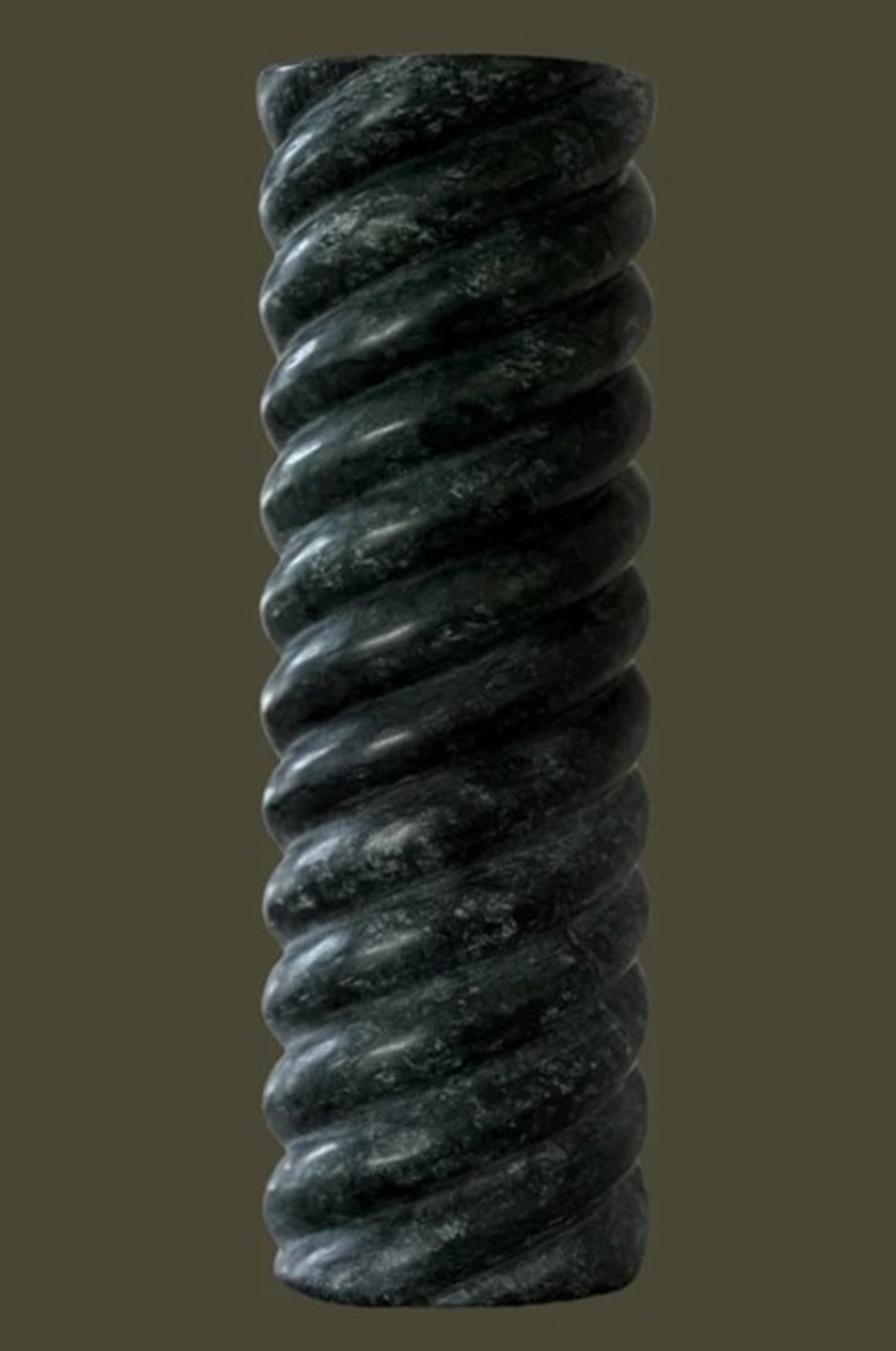 Anastasio Home Tall Swell Vase in Emerald