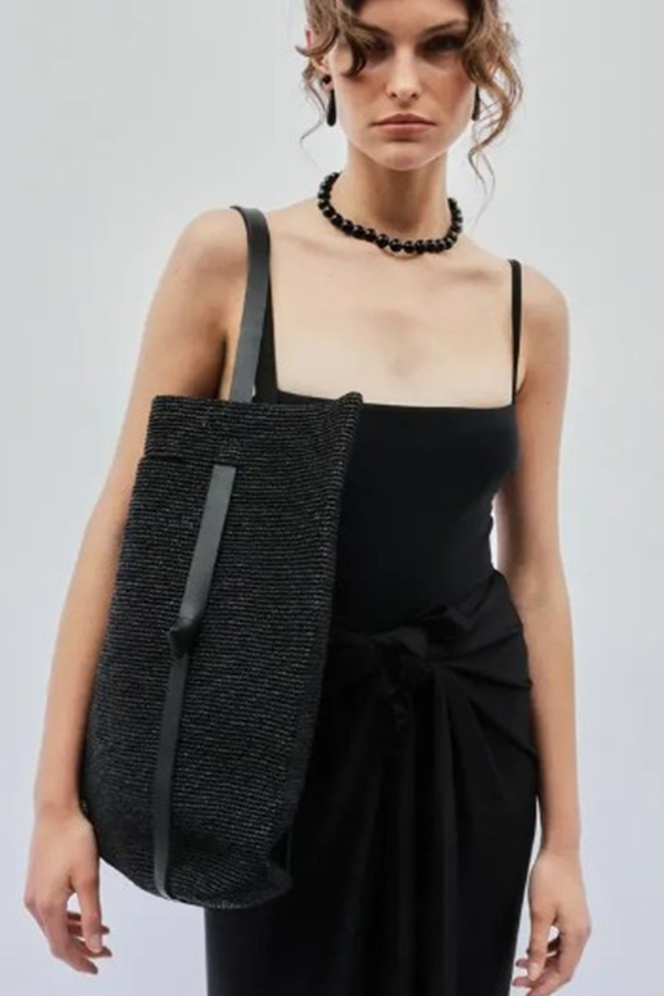 Janessa Leone Tanner Black Handbag