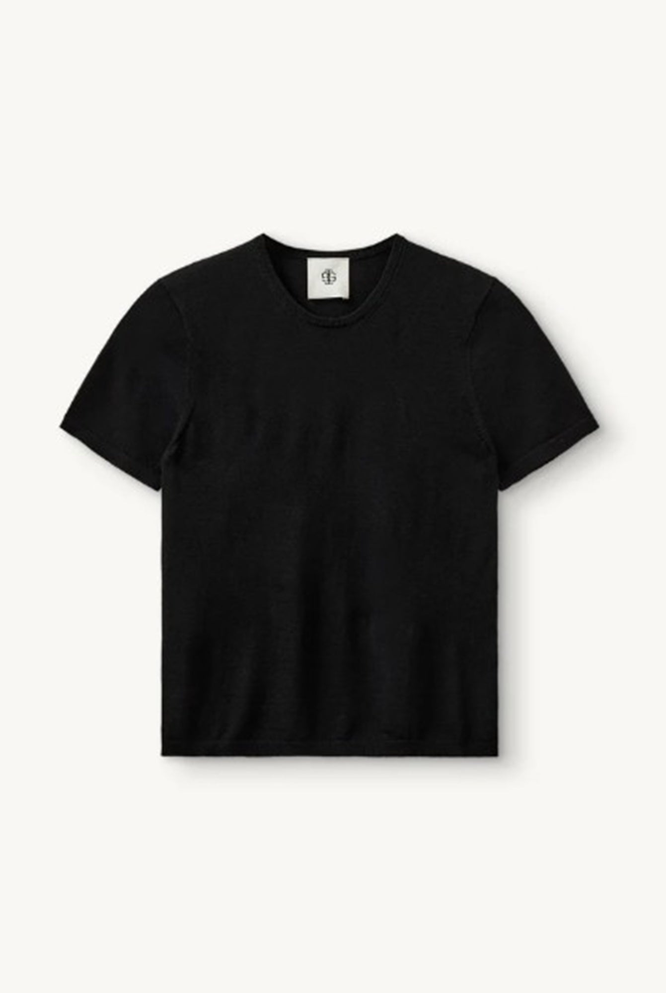 image of the Garment Bergen Knit Tee in Black