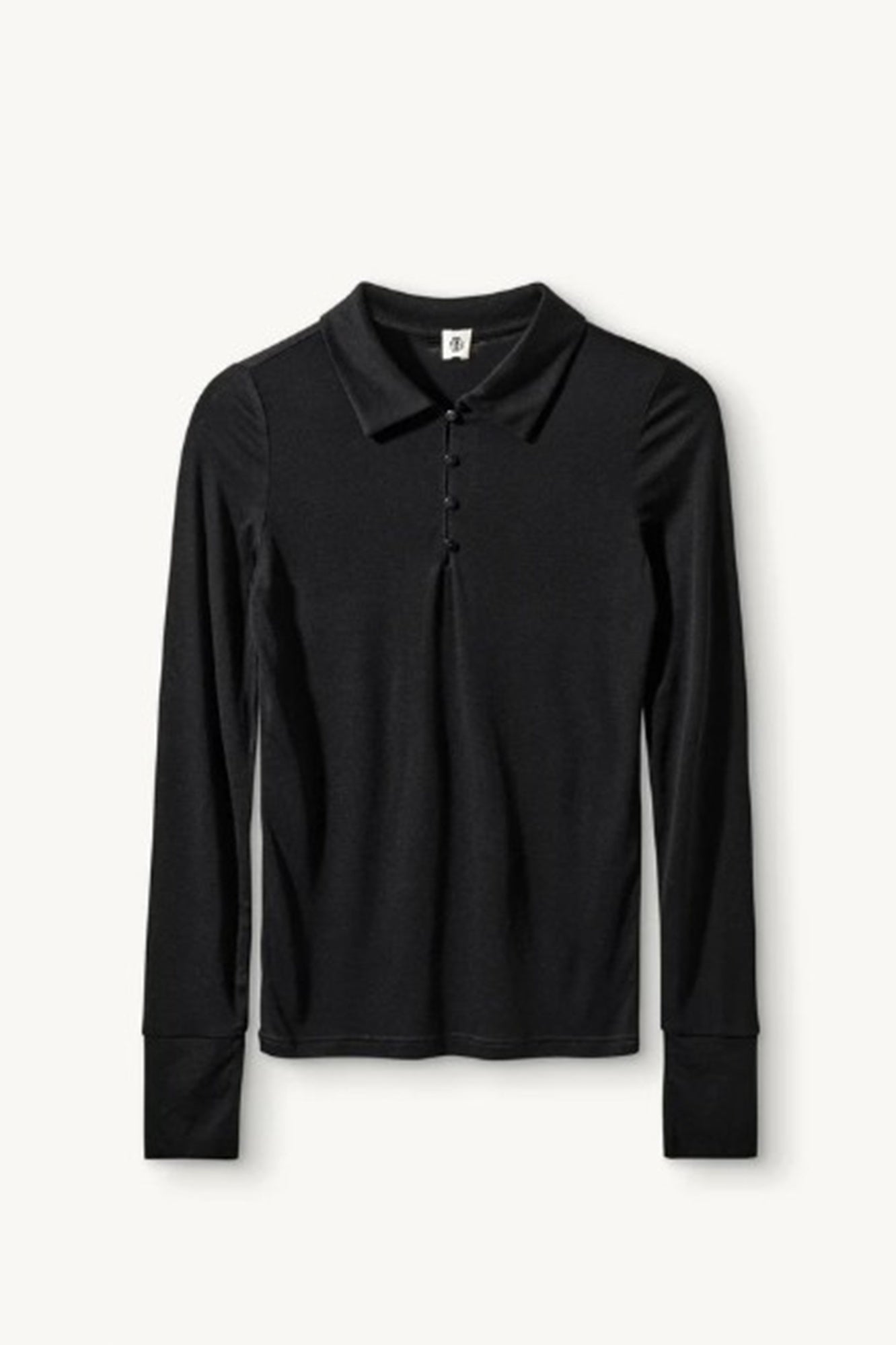 image of the Garment Bree Polo Tee in Black