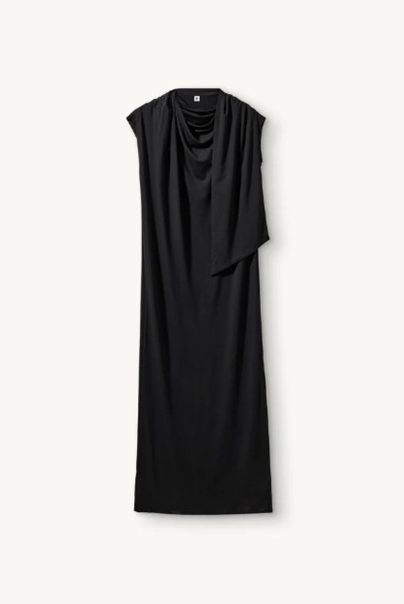 image of the Garment Scarf Dress in Black