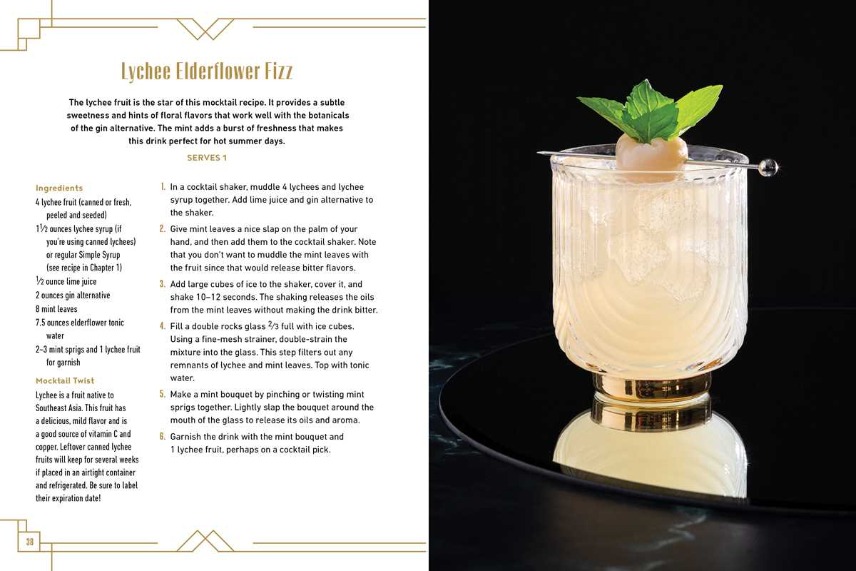 interior image of the mocktail club book