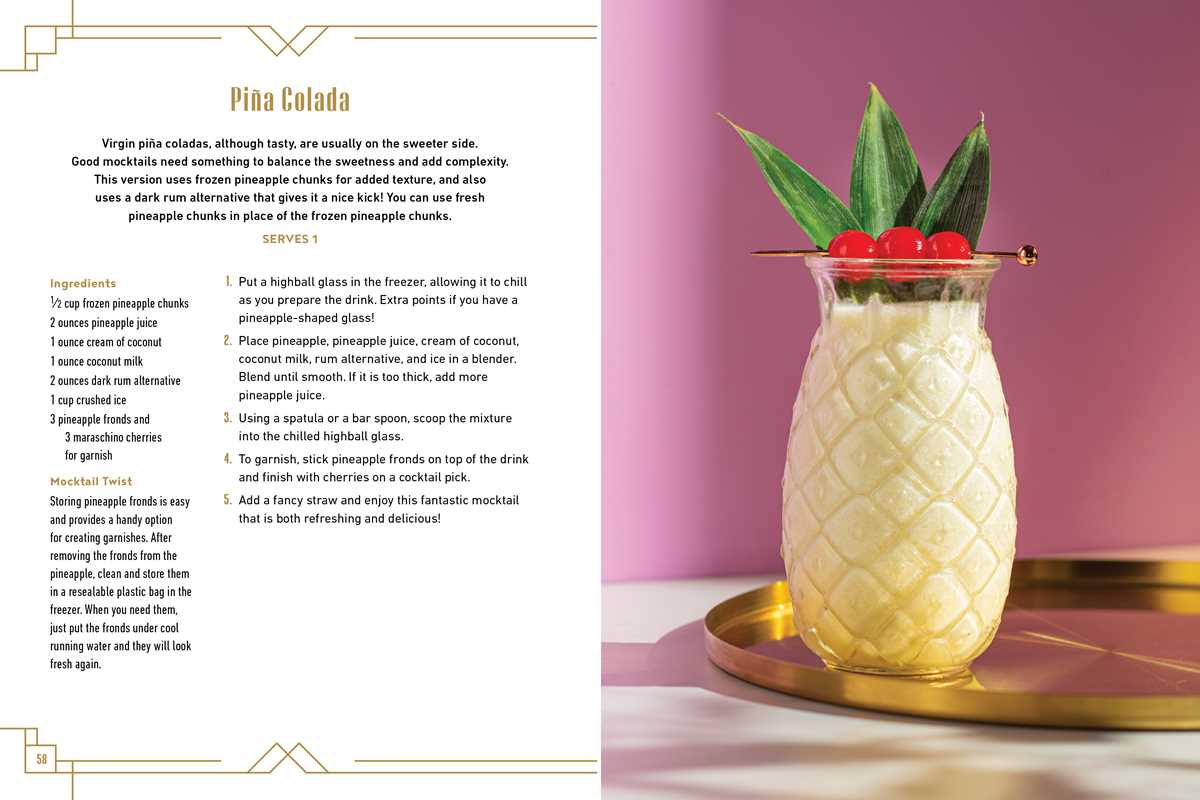 interior image of the mocktail club book