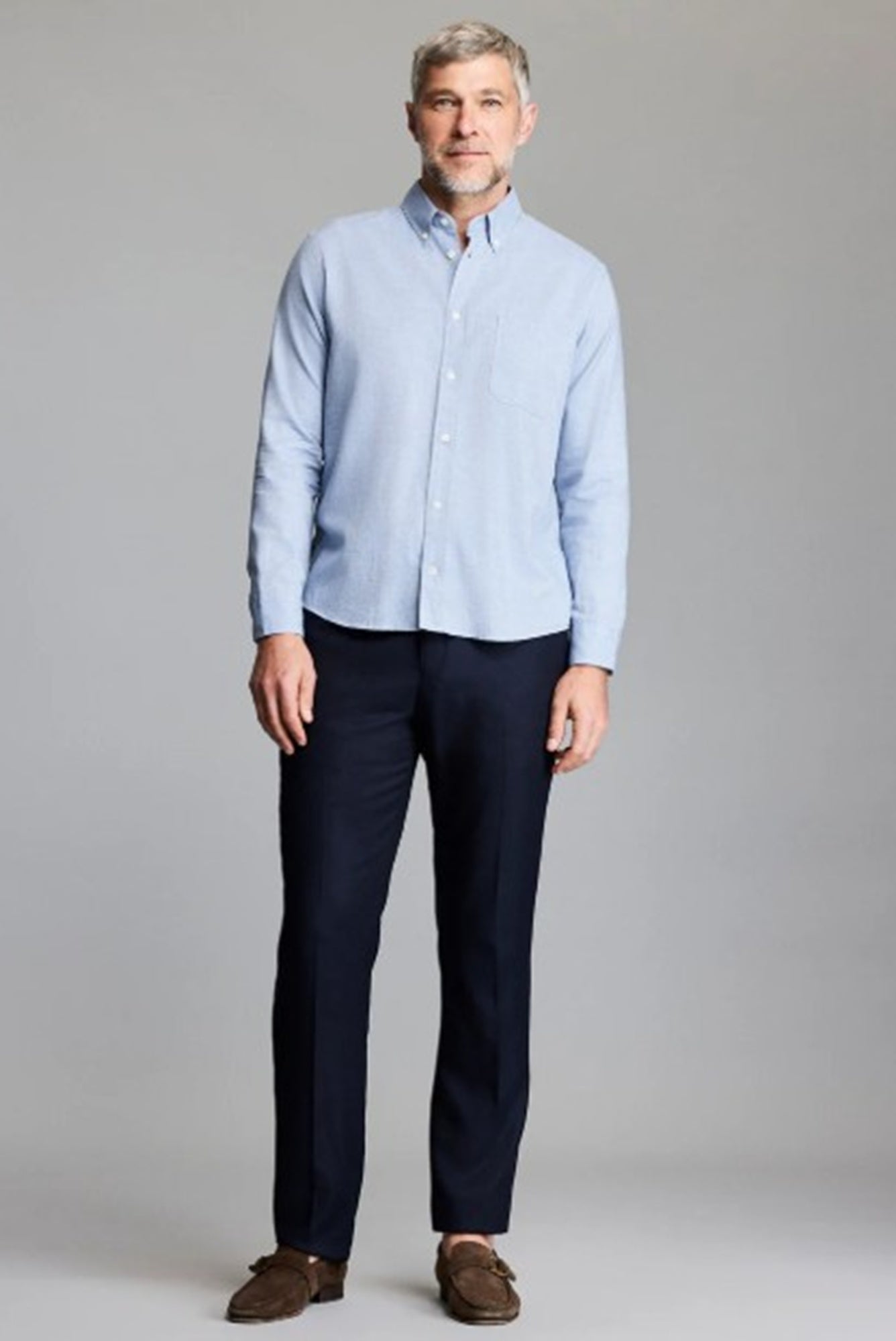 Billy Reid Tuscumbia Button Down-Light Blue